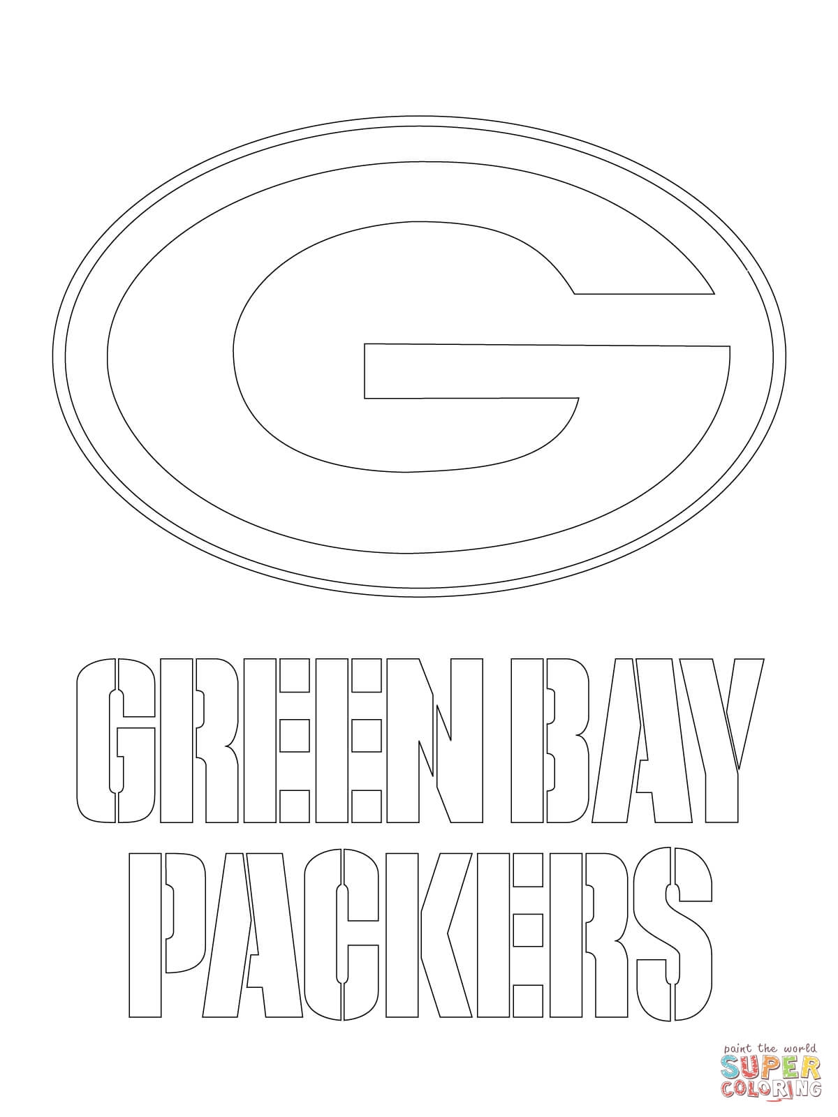 1200x1600 Green Bay Packers Printable Logo Free