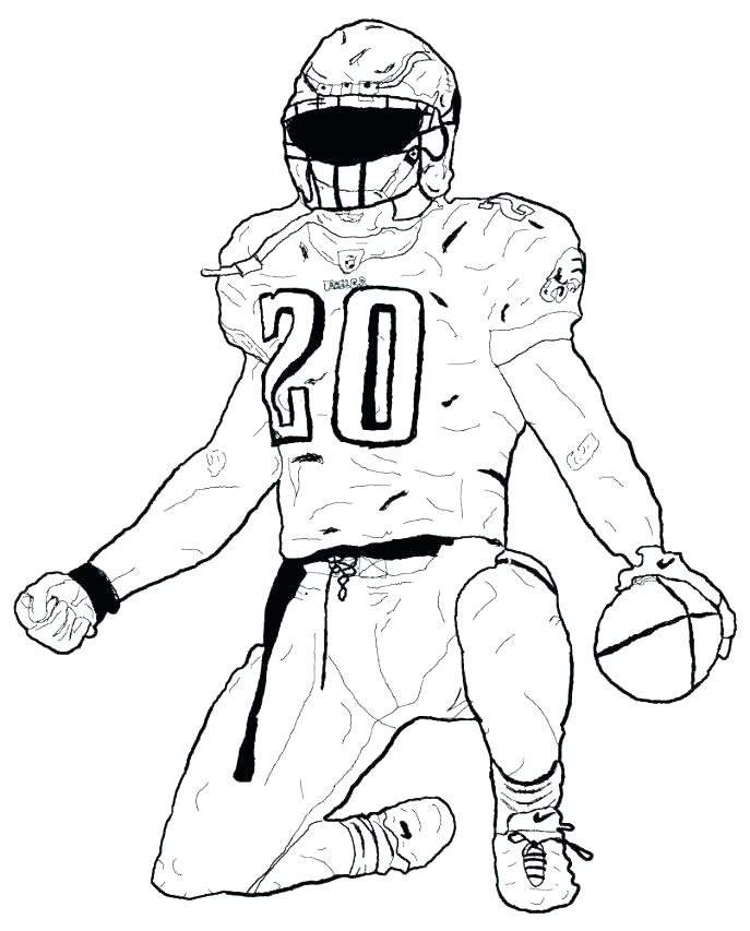 687x853 Football Teams Coloring Pages Free How To Dr On Football Jersey