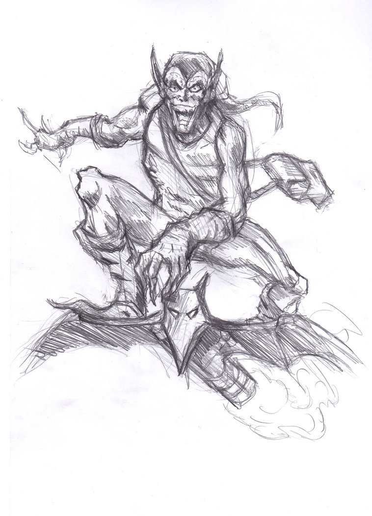 758x1053 Green Goblin Daily Sketch By Vimes Da