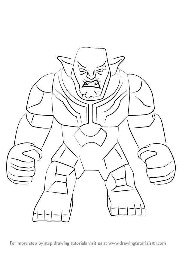 596x843 Learn How To Draw Lego Green Goblin (Lego) Step By Step Drawing