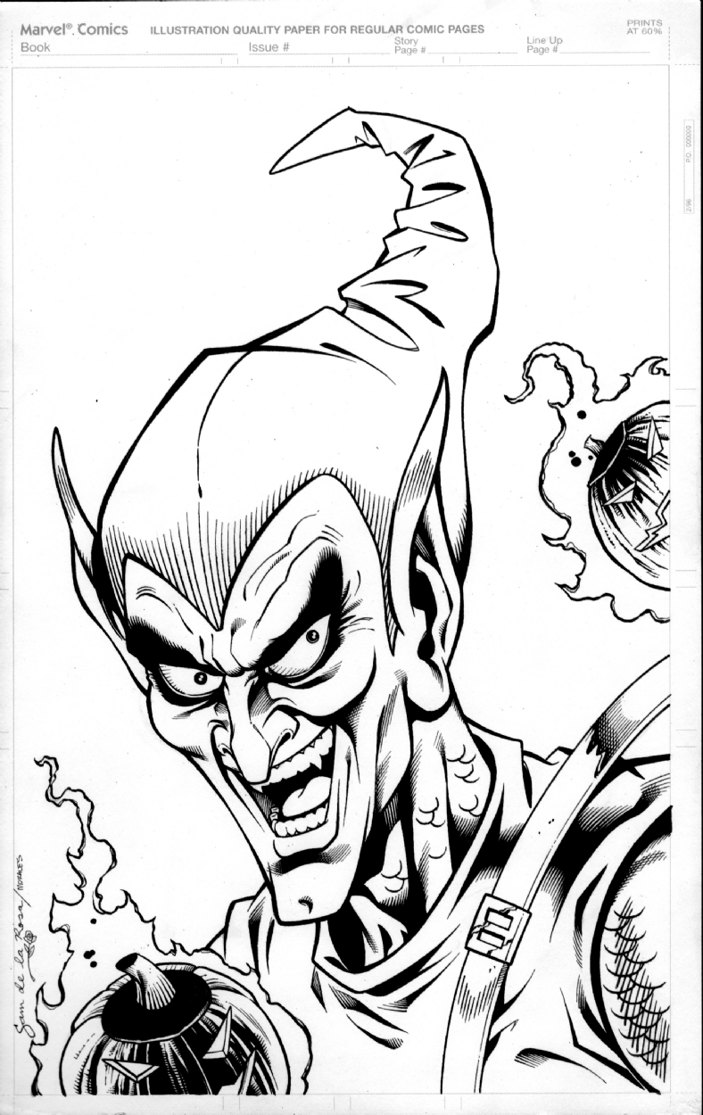 788x1250 Green Goblin, In Michael Henderson's De La Rosa, Sam Comic Art