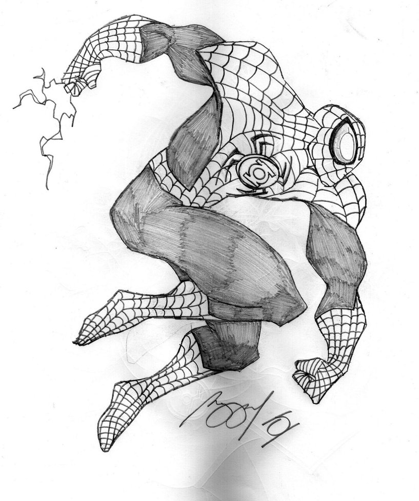 817x977 Green Lantern Spider Man By Prongsky
