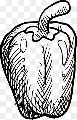 260x404 Hand Painted Green Peppers Png Images Vectors And Psd Files