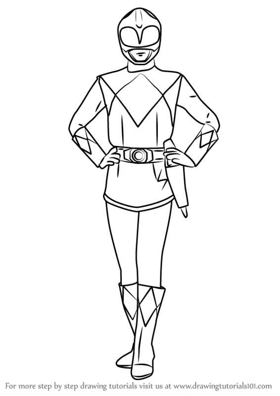 566x800 Learn How To Draw Pink Ranger From Power Rangers (Power Rangers