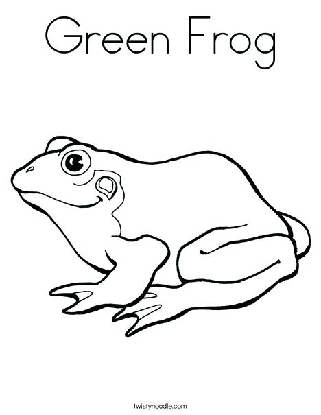 468x605 Unique Coloring Page Frog Best