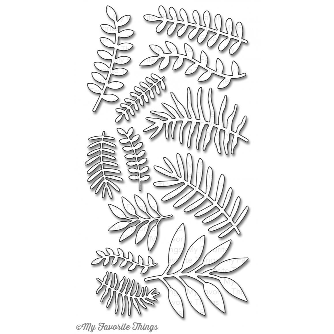 1159x1159 My Favorite Things Die Namics, Leafy Greenery