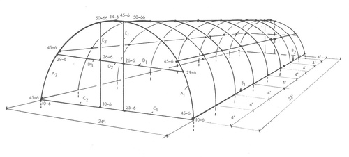 500x226 Quonset Greenhouse Plans Simplified Building