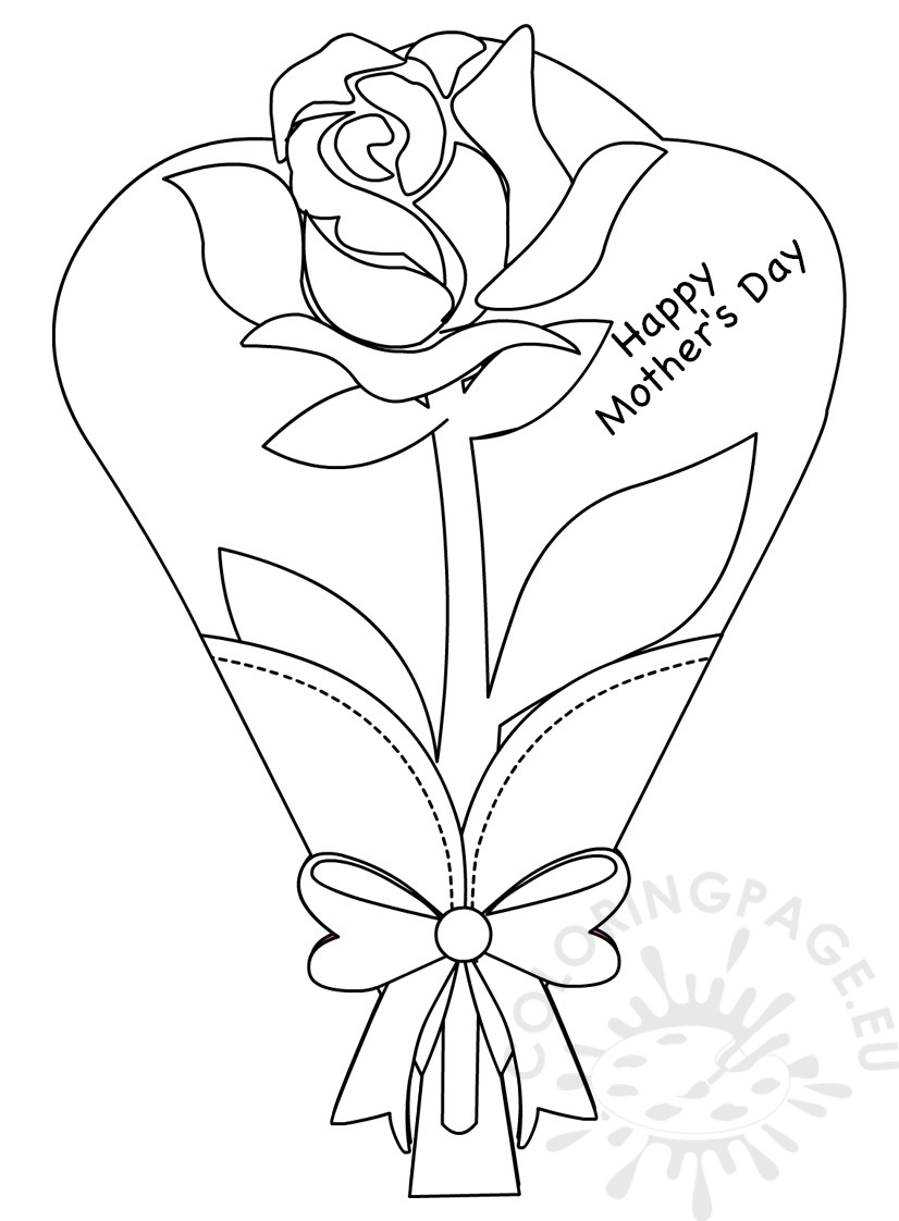 826x1122 Flower Greeting Card Rose Coloring Pages Of Kids Coloring Page