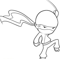 236x234 Coloring Pages Ninja Drawing For Kids Kids Also