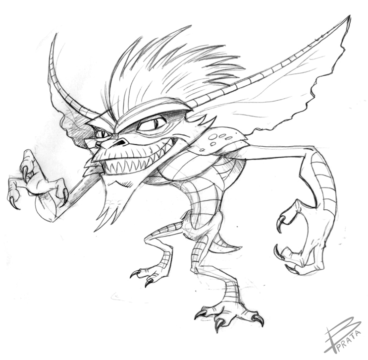 743x726 Gremlins (Sketch) By Beprata