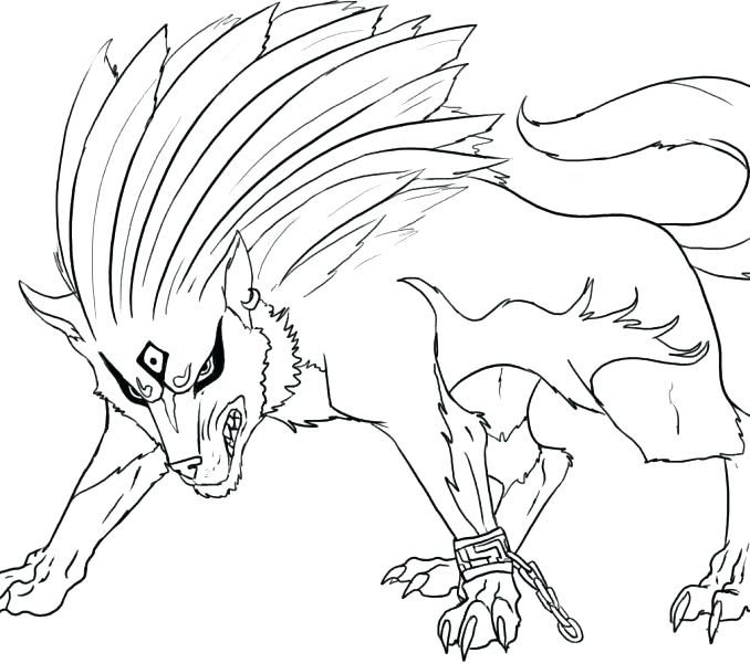 678x600 Lovely Grey Wolf Coloring Pages Kids Printable Pictures Cartoon S