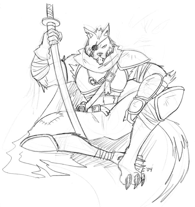 659x700 The Grey Wolf By Phoenixsamurai