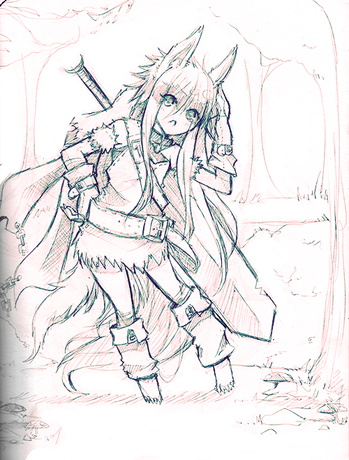 500x659 Moonlight Grey Wolf Tumblr