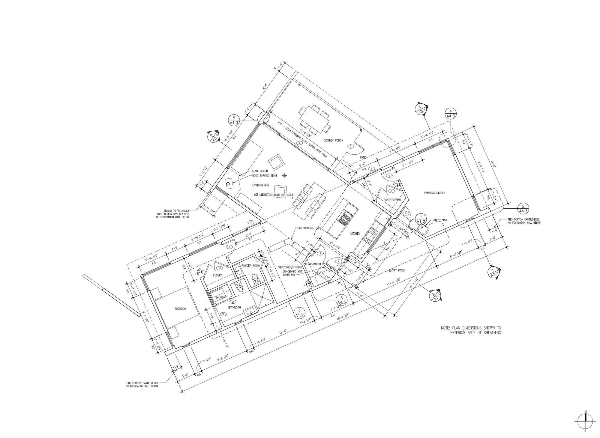2000x1461 Gallery Of Ridge House Grid Architects