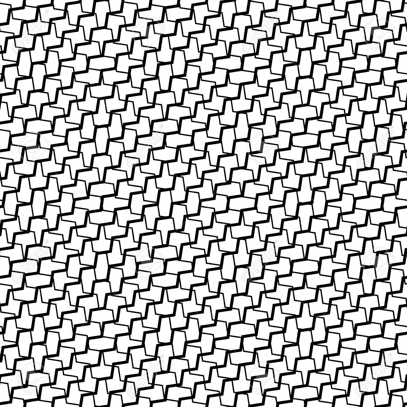 1300x1300 Mesh, Grid With Intersecting Deformed, Distorted Lines. Seamlessly