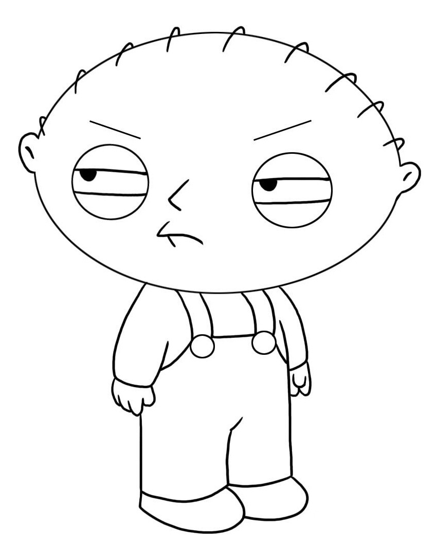 848x1089 How To Draw Family Guy Peter Drawing Family Guy Drawing