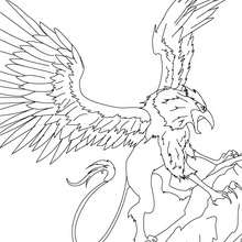 220x220 Griffin The Majestic And Powerful Creature Coloring Pages