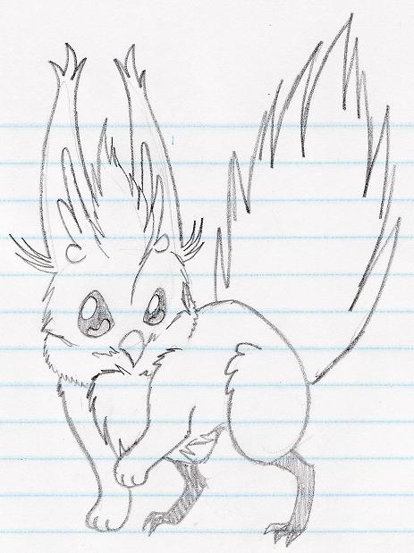 463x619 Baby Griffon Pencil Design By Styrecat