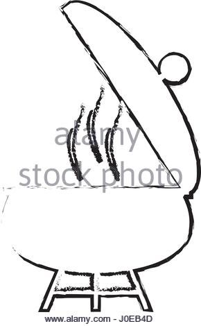 290x470 Meat Steak Sketch Ham For Grill And Barbecue Stock Vector Art