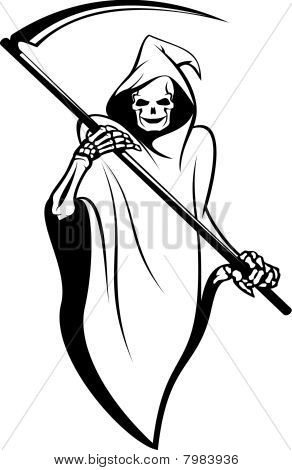 Grim Reaper Line Drawing at GetDrawings | Free download