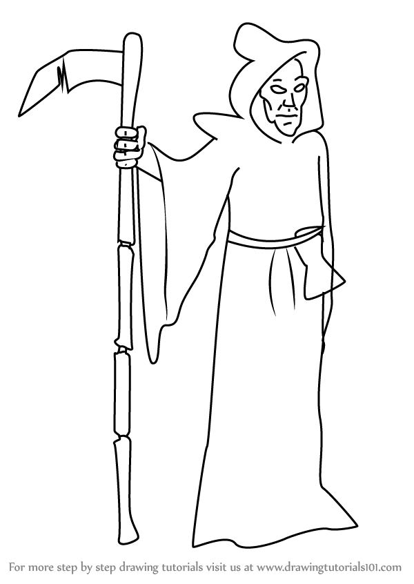 600x846 Learn How To Draw The Grim Reaper From Animaniacs (Animaniacs