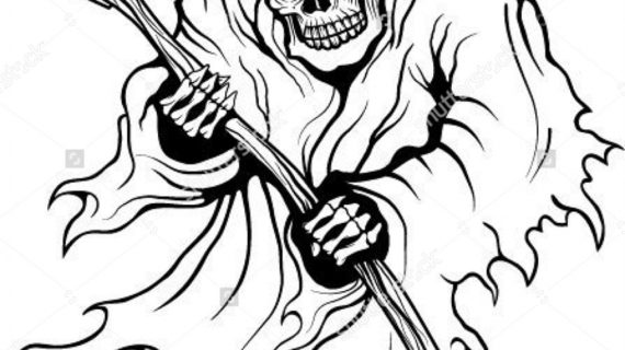 570x320 Drawings Of The Grim Reaper Grim Reaper Stock Photos Images Amp