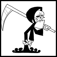 200x200 How To Draw Grim Adventures Of Billy Amp Mandy Cartoon Characters