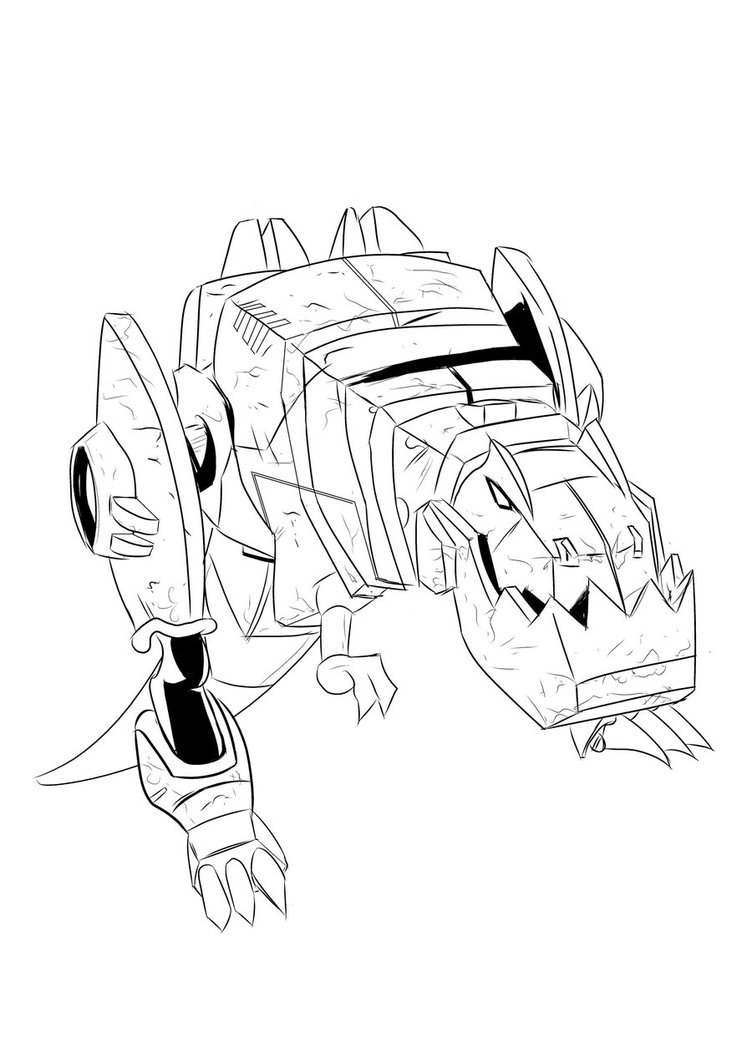 752x1063 Transformer Printable Coloring Pages Grimock