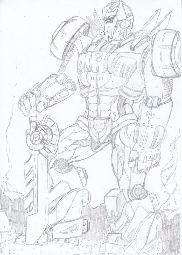 754x1060 Grimlock Transformers Prime By Star10