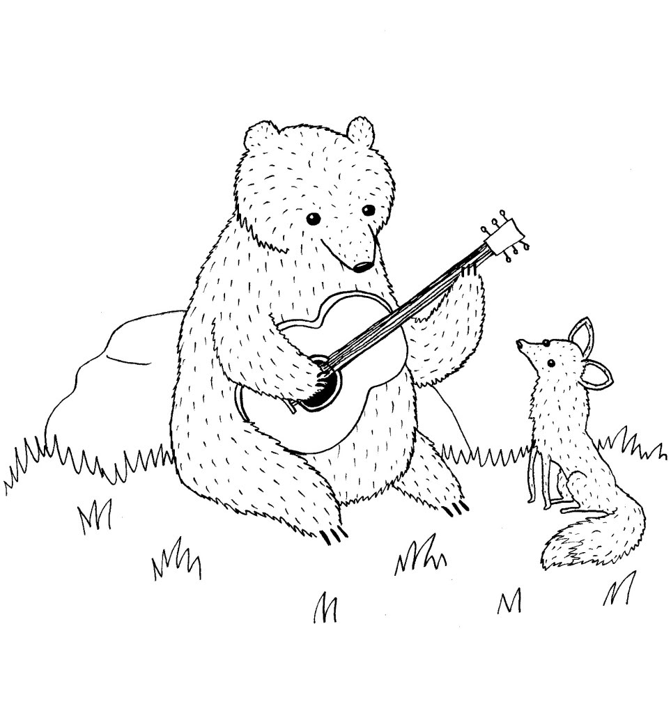 963x1024 Sophie's Tree Grizzly Bear Amp Fox Designs