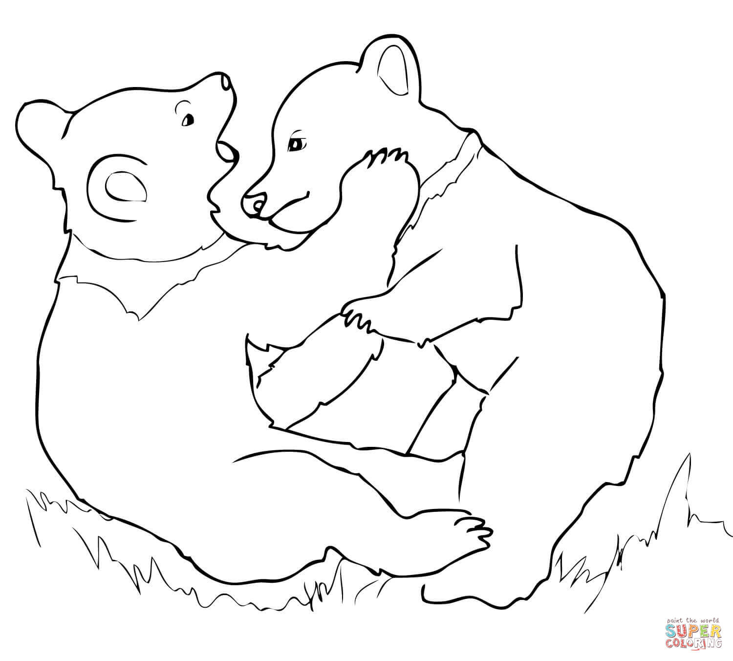 1500x1352 Drawn Grizzly Bear Easy