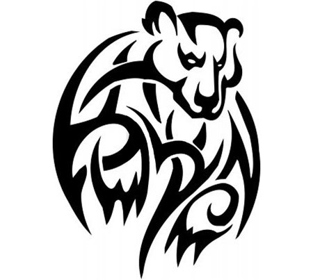 450x403 Top 10 Bear Tattoo Designs