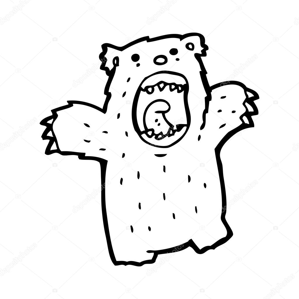 1024x1024 Grizzly Bear Cartoon Stock Vector Lineartestpilot