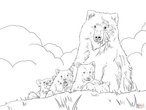 474x355 How To Draw A Detailed Grizzly Bear Step By Step