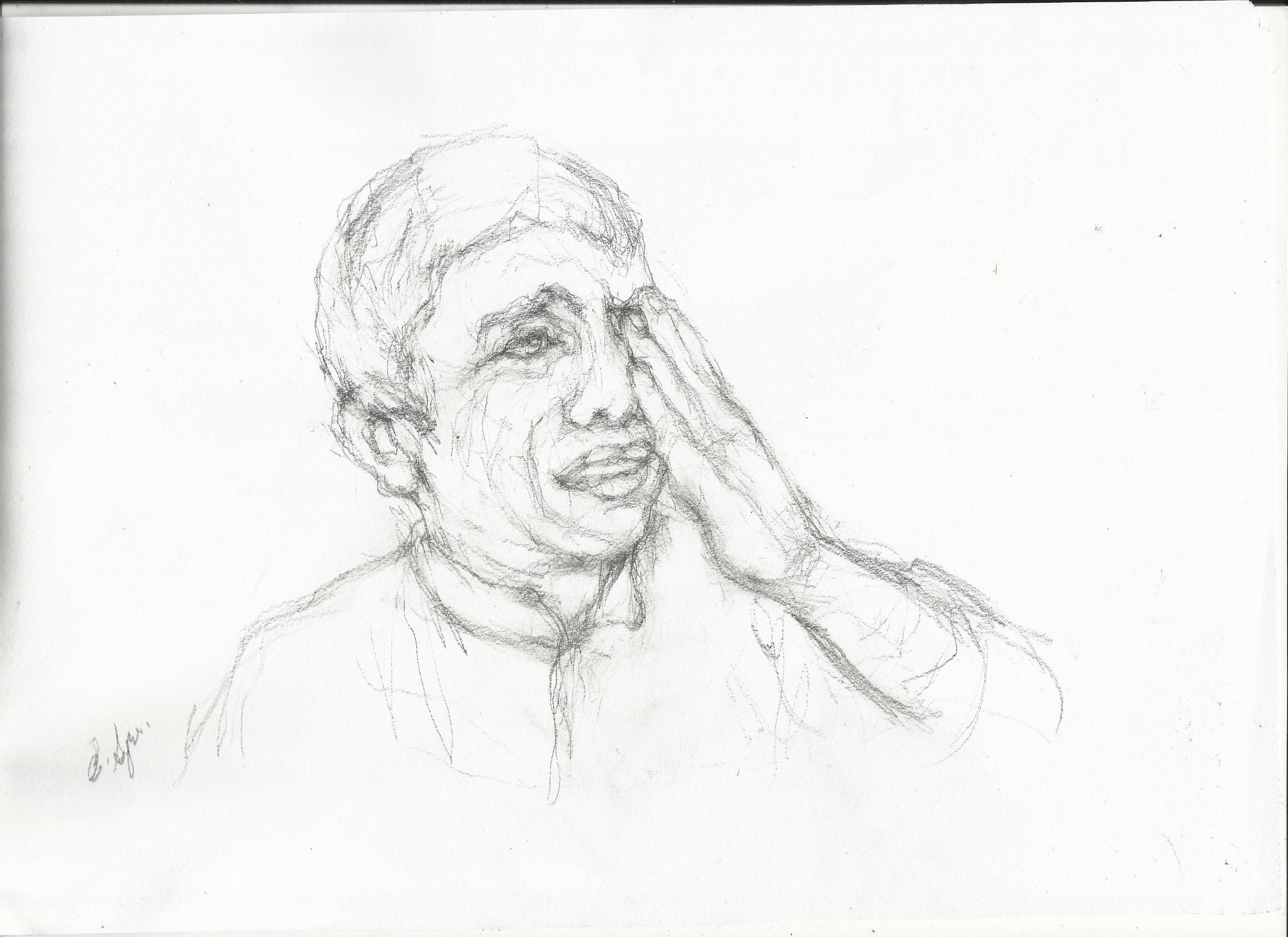 2338x1700 Bear Face Sketch