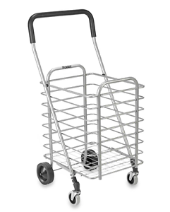 241x300 Superlight Aluminum Folding Shopping Cart W Wheels, Utility