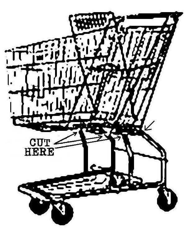 611x737 Grocery Cart Bike Howandsometimeswhy