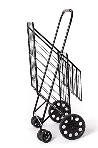 333x500 Jumbo Size Folding Shopping Cart With Double Baskets