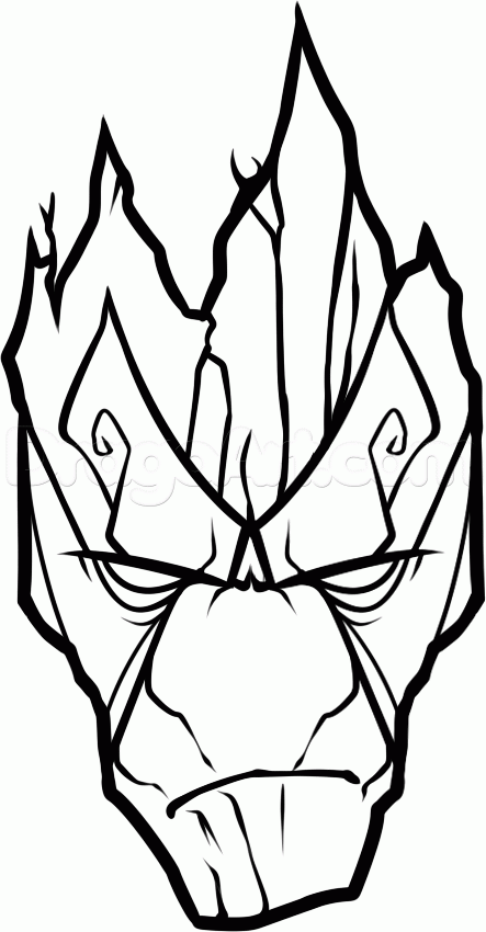 443x850 How To Draw Groot Easy, Step By Step, Marvel Characters, Draw