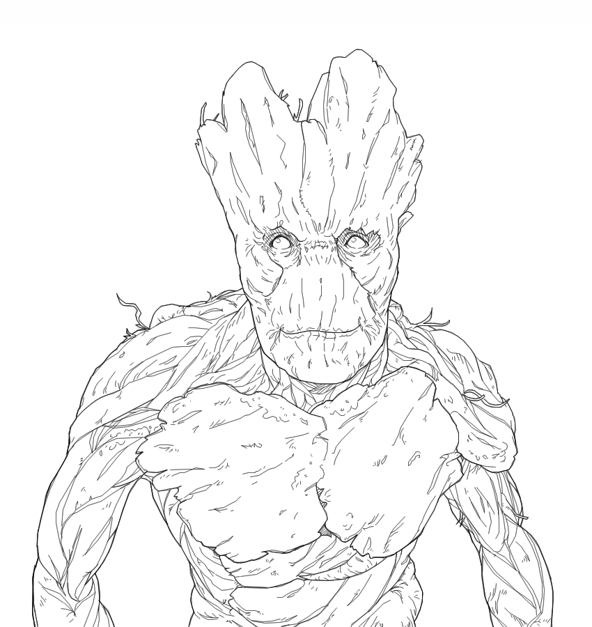 Groot Drawing at GetDrawings | Free download