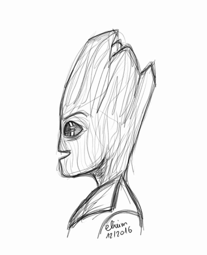 806x992 Baby Groot