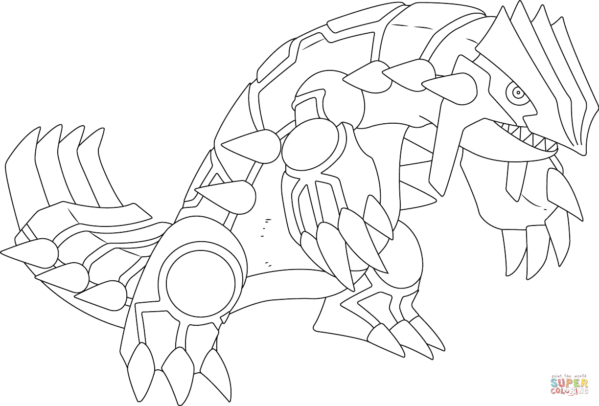1224x830 Groudon Pokemon Coloring Page Free Printable Coloring Pages