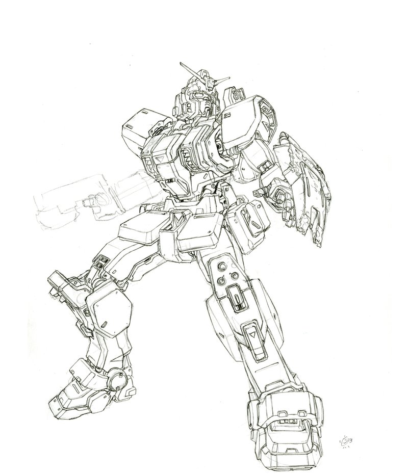 800x930 Hd Ground Gundam 3012 By Gundammeister