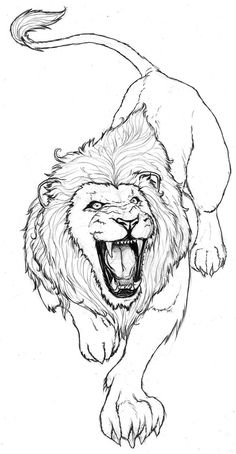 236x454 Pin By Megan Leone On Art Tattoo, Lions And Drawings