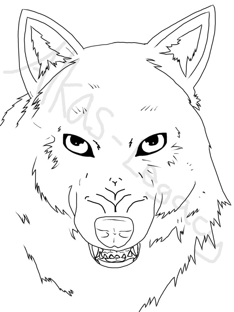 774x1033 Snarling Wolf Wip By Alkas Legacy