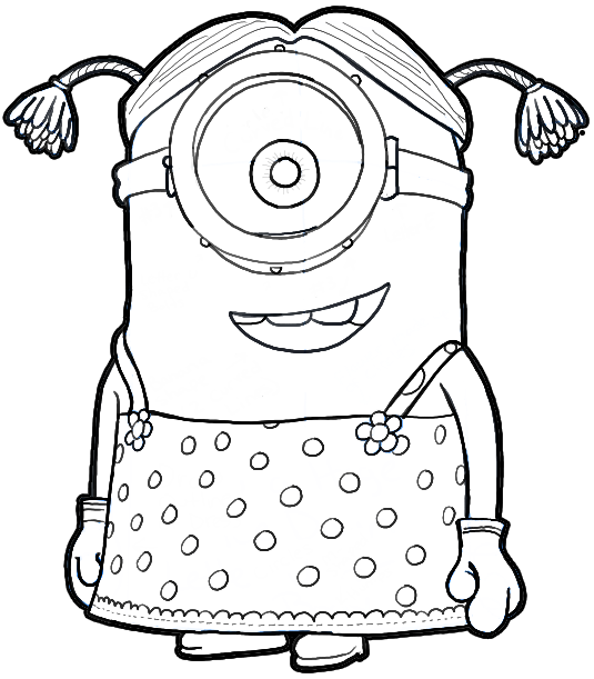 535x611 Splendid Ideas Despicable Me Outline Draw Agnes Minions 2 Gru
