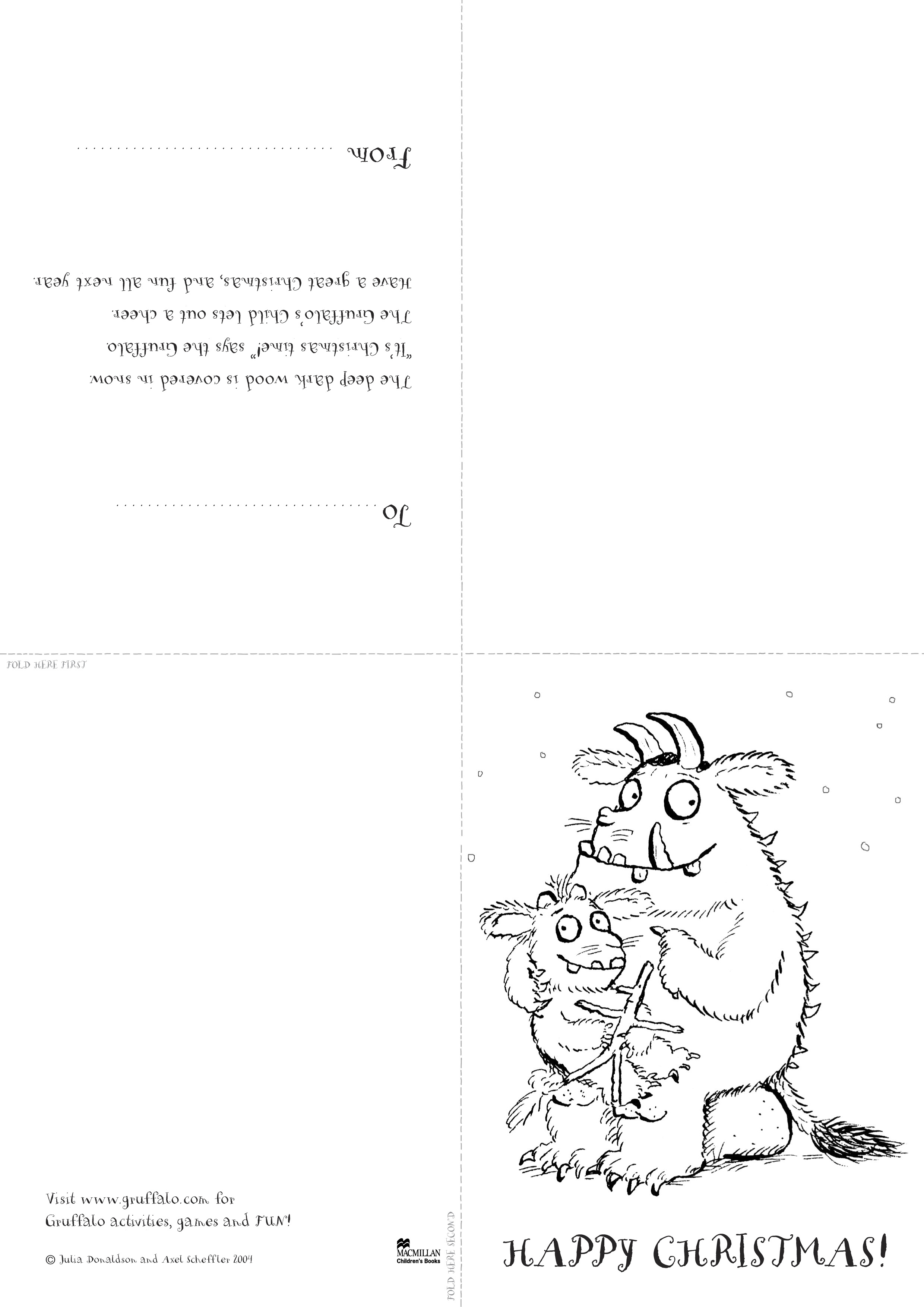 2480x3507 Make A Gruffalo Christmas Card
