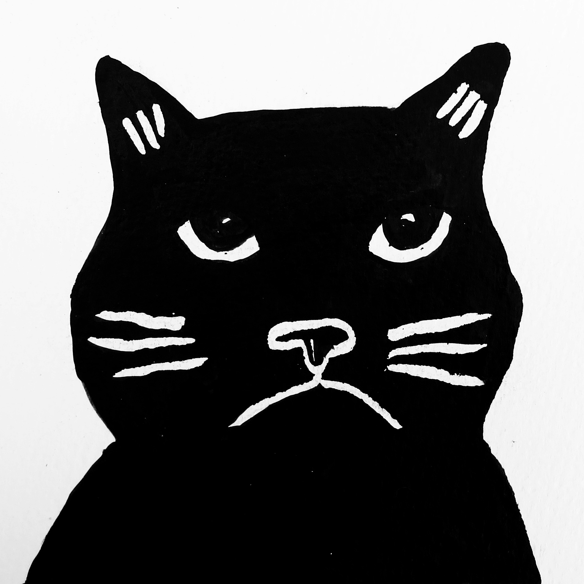1913x1913 Drawn Card Grumpy Cat