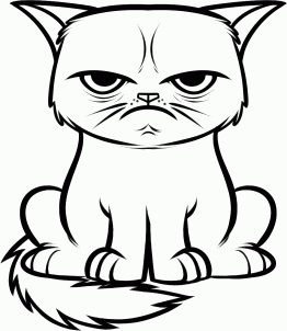262x302 Filegrumpy Cat Drawing.jpg