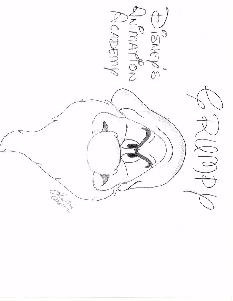 786x1017 Grumpy Drawing By Julietcapulet432